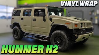 H2 Hummer vinyl wrap Hummer H2 Vinyl Wrap
