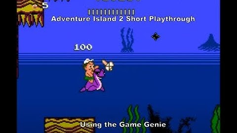 Adventure Island 2 Short Playthrough using the Nes
