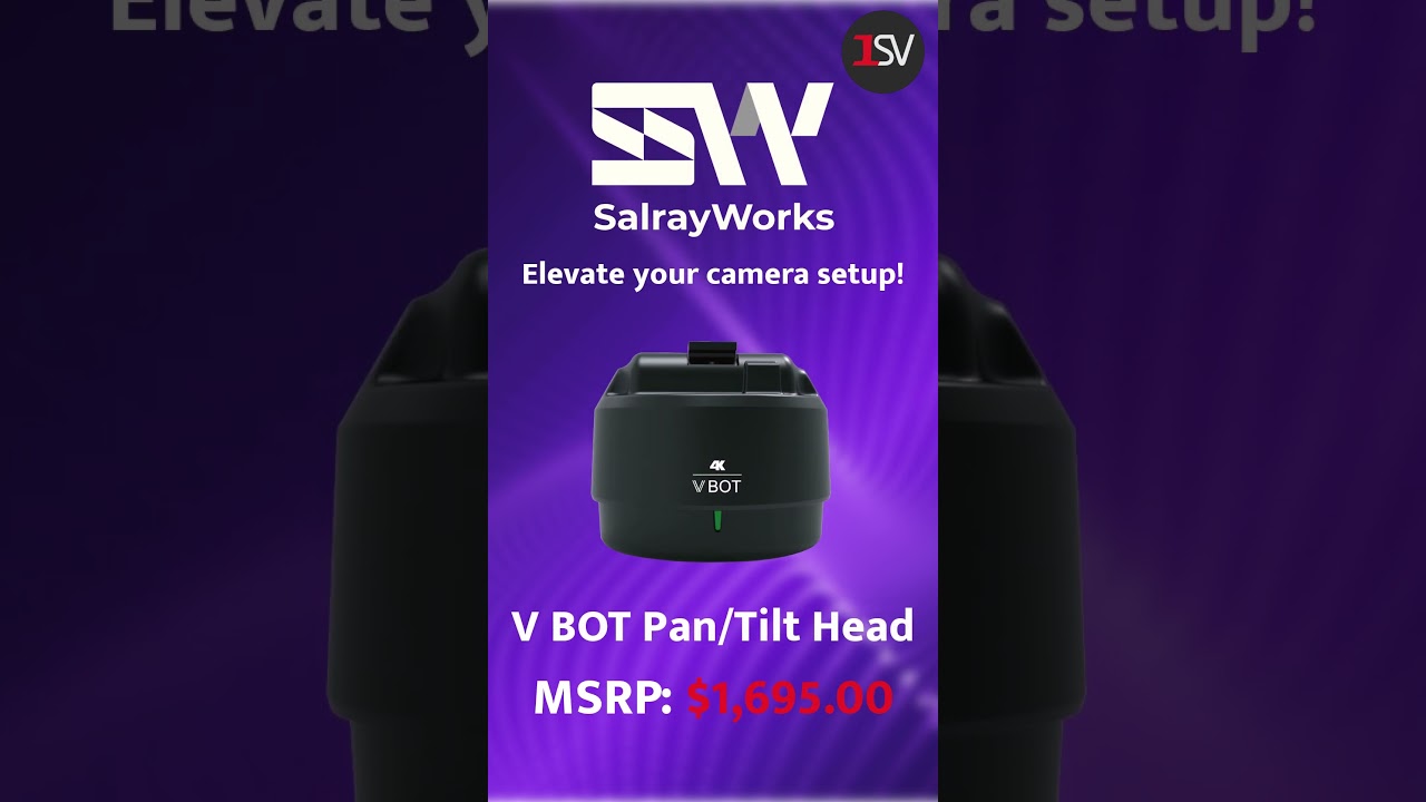 Amplify Any Studio Setup With SalrayWorks' V BOT Pan/Tilt Head!