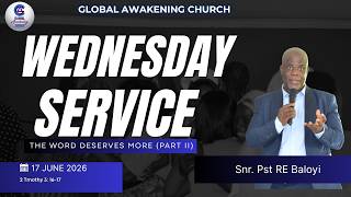THE WORD DESERVES MORE (PART II) BY PST RE BALOYI_17||06||2026_FULL AUDIO