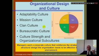Organization Theory and Design- Chapter 7 - Part 2 - Organizational Culture
