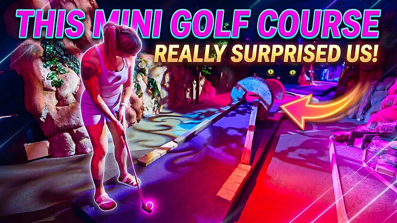 We've Never Seen an Indoor Mini Golf Course Have This!