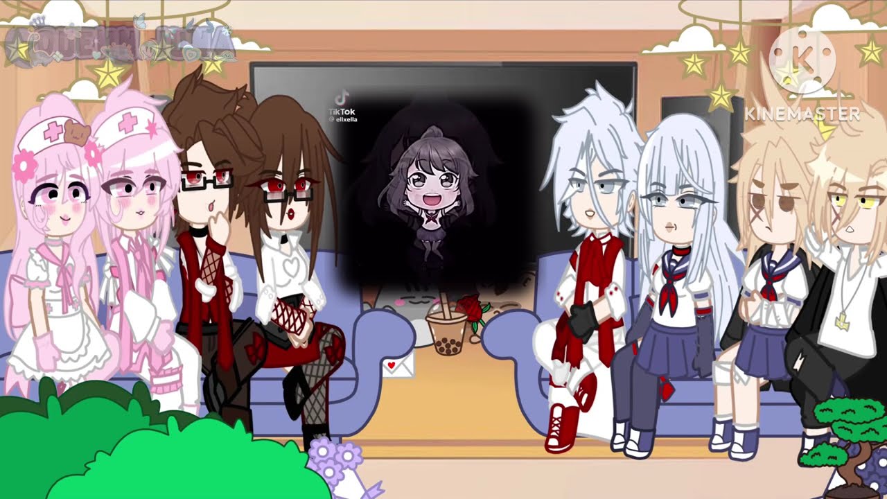 Male rivals and female rivals react to ayano aishi | tik tok