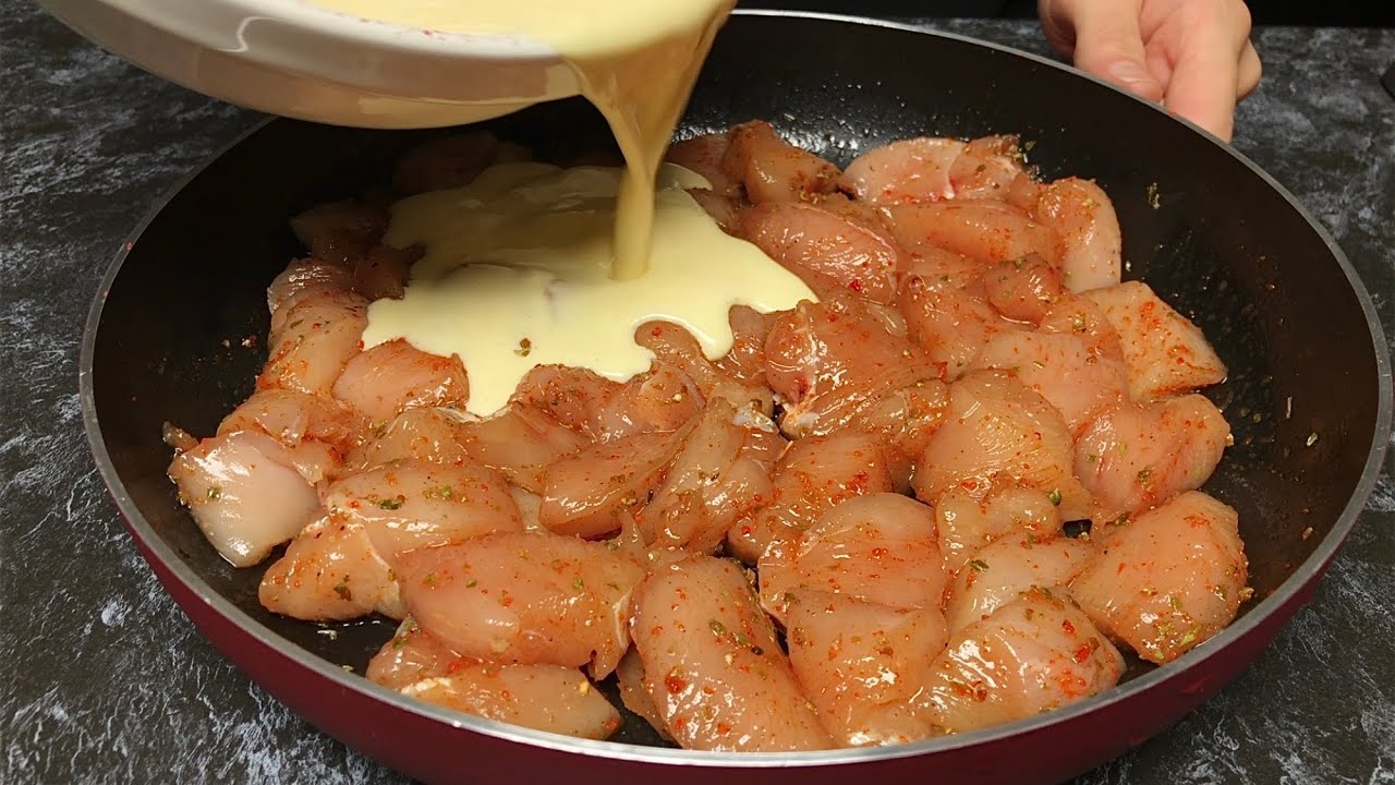 Toyuq sinəsini bir də bu formada hazırlayın❗️ Çox ləzzətli və asan resept👌