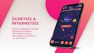 Kelime Kaydır | Mobil Uygulama Tanıtım Videosu screenshot 1