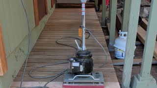 how to professionally refinish a deck set the screws or nails or whatever it may be. replace the bad