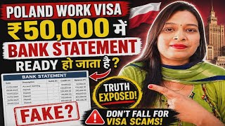 “Poland Work Visa: ₹50,000 Mein Bank Statement? Sach Ya Scam!”