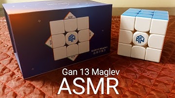 Gan 13 Maglev UV Coated | ASMR Unboxing #rubikscube #cubing #asmr