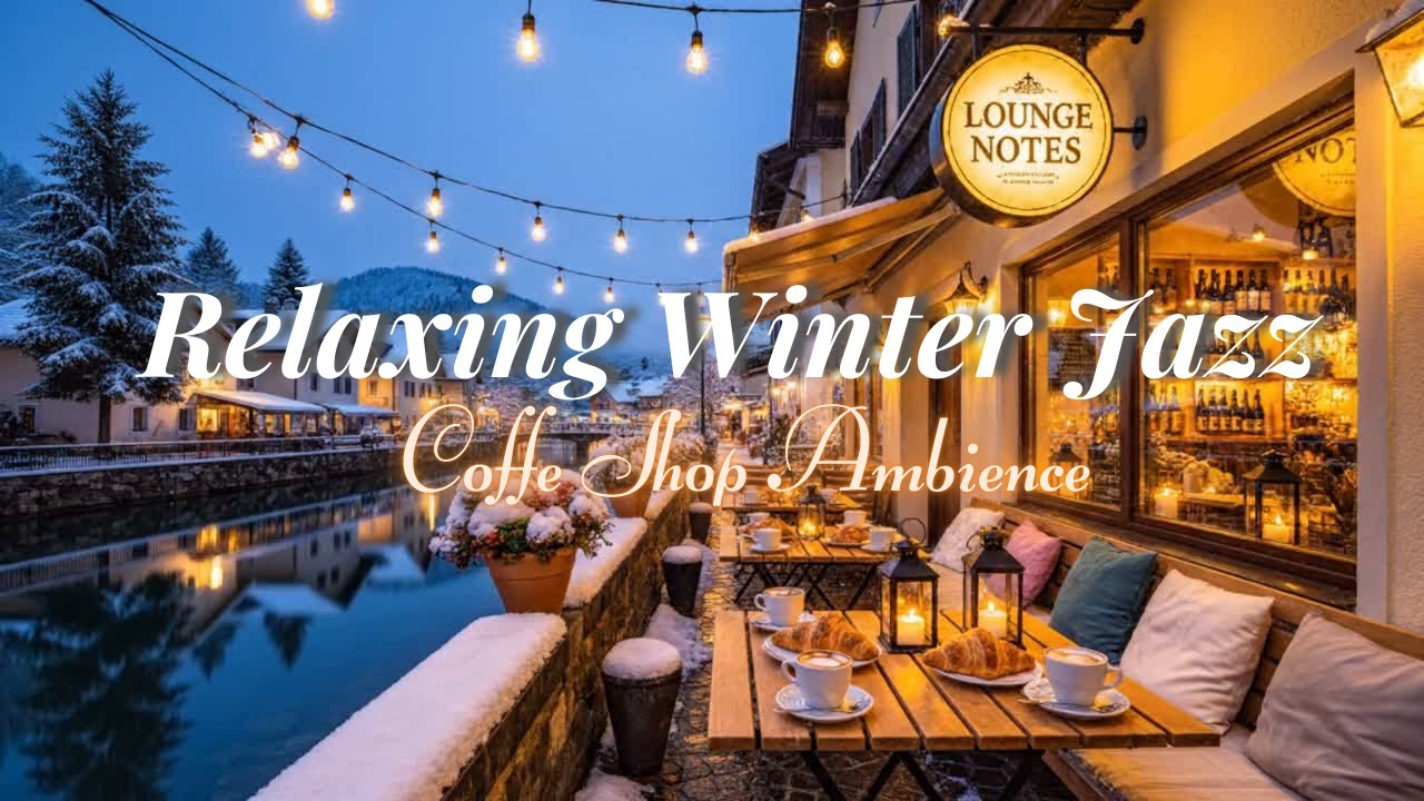 Winter Jazz Lounge 2026 🎷 Warm Coffee Shop Ambience with Smooth Romantic Piano Jazz Music