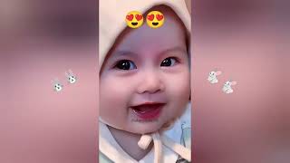 Cute And Funny Baby Laughing Hysterically Compilation || #funnybaby #funnyvideos