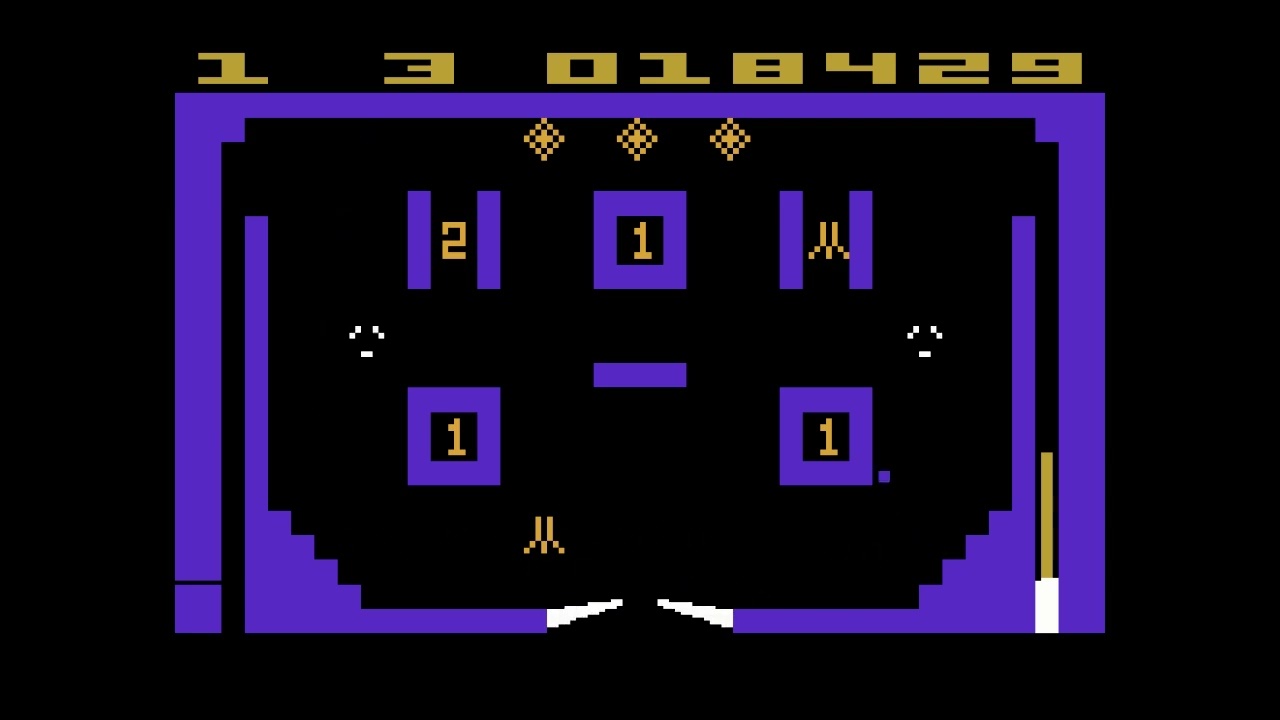 Video Pinball Gameplay (Atari 2600)