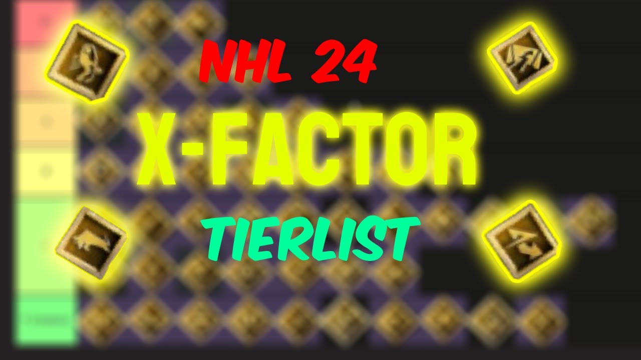 ENITRE NHL 24 X-FACTOR TIER LIST | NHL 24 TIER LIST | (with @PBCPRESTON)