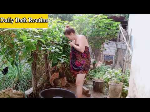 Bath - Hmong girl taking a bath 2021 | Shower Routines