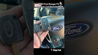 Replacing a remote key for a Ford Ranger in Kings Park, Victoria by Extra Car Keys. #locksmith