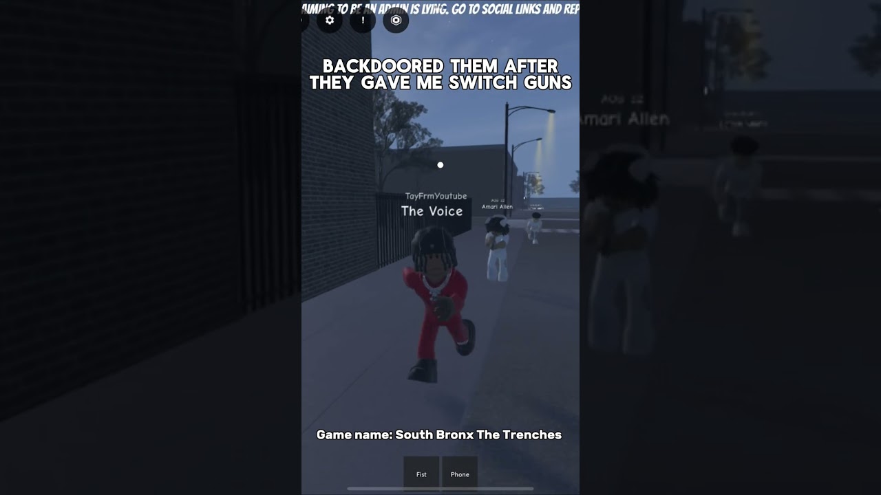Backdoored them with the switch! | South Bronx The Trenches Roblox