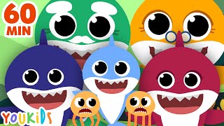 Baby Shark Song ft. Jelly Fish | YouKids Nursery Rhymes