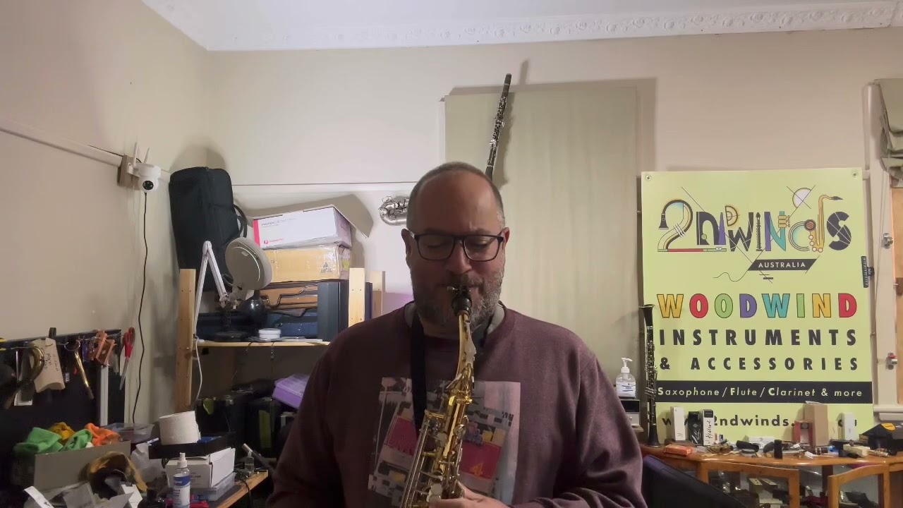 Yamaha YAS-26 Student Alto Saxophone w Selmer Soloist Long Shank E refaced by Mark Spencer 2nd Winds