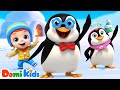 Freeze Dance with Lovely Penguins![NEW] | Sing Along Domi Kids | Nursery Rhymes &amp; Kids Songs