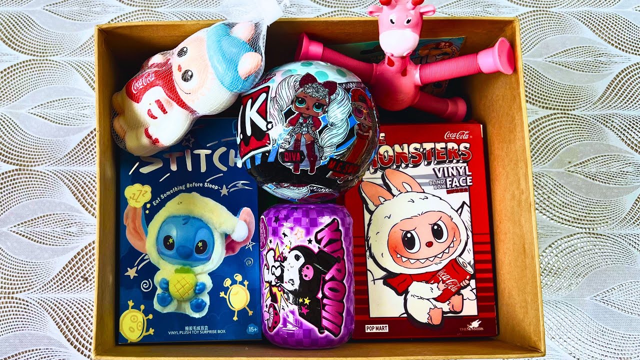 [✨ASMR Toy🎁] Super Satisfying🌈 Unboxing Mysterious Toys & Relaxing Sounds