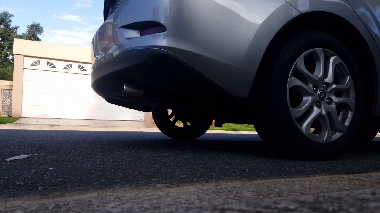 2016 Yaris iA with Muffler Delete (Cold Start) YouTube