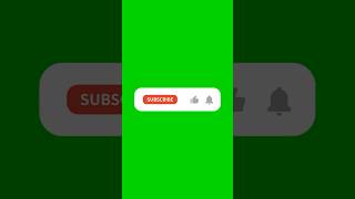 Green Screen New YouTube Subscribe Button Animation | 4K | 60FPS | Free Download #subscribebutton