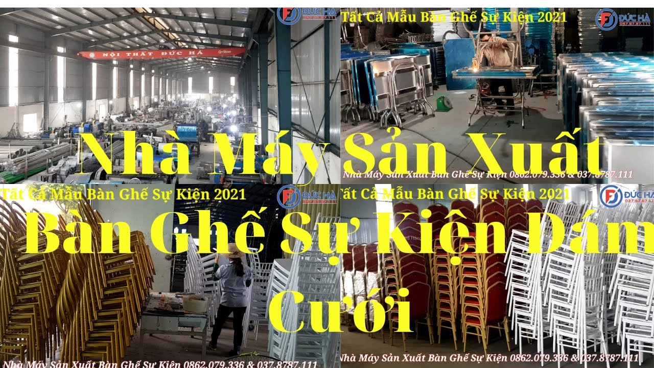 Bàn Ghế Sự Kiện Đám Cưới,Cập Nhật Bàn Ghế Sự Kiện Mới... - youtube
