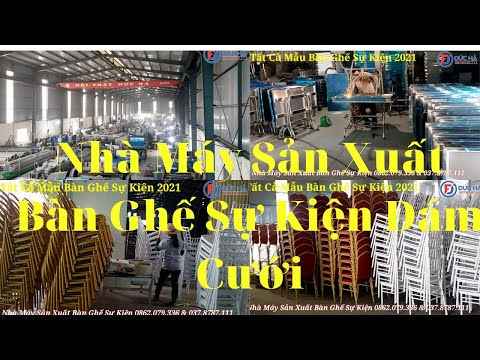 Video Bàn Ghế Sự Kiện Đám Cưới,Cập Nhật Bàn Ghế Sự Kiện Mới... - youtube