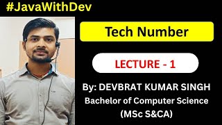 Tech Number in JAVA