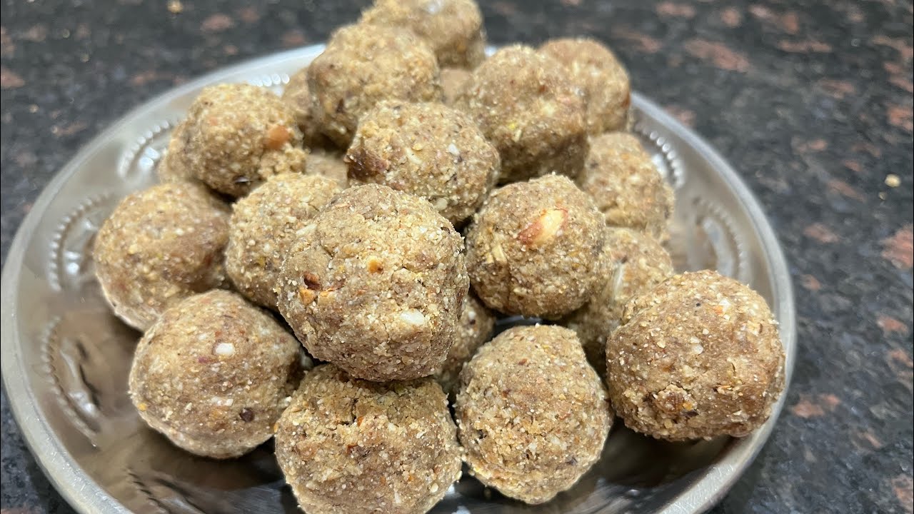 “High Protein Dry Fruit Ladoo Recipe – Healthy Energy Balls | Homemade Laddu!”