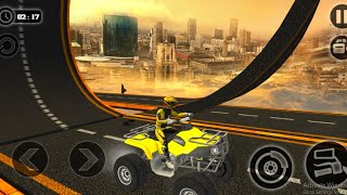 Racing Quad Bike Moto Stunt : ATV Impossible Track - #4 Android GampePlay On PC screenshot 5