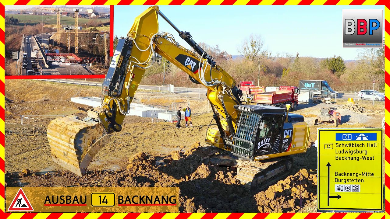 👷 Ausbau B 14 Backnang - Stand Januar 2025 👷