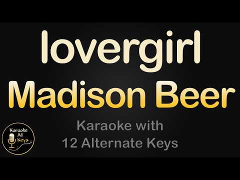 Video thumbnail for Madison Beer - lovergirl Karaoke Instrumental Lower Higher Male &