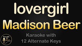 Madison Beer - lovergirl Karaoke Instrumental Lower Higher Male & Original Key