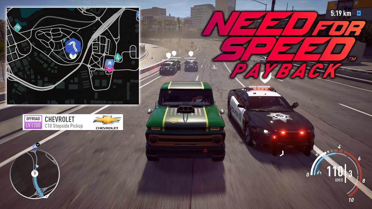 NEW Abandoned Car Location Chevrolet C10 Stepside Pickup NFS Payback 11 Sep 2018