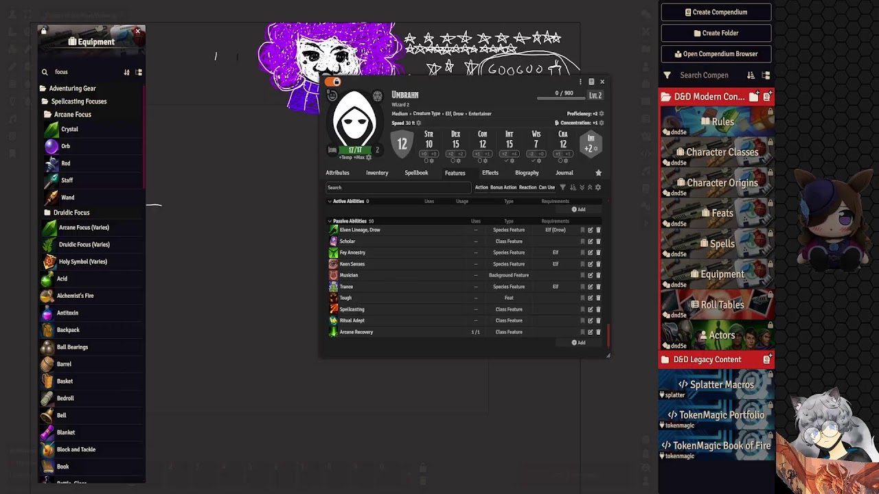 [Siriohs] Live Professional Un-professional DnD: Hardcore Underdark Campaign Character Creation