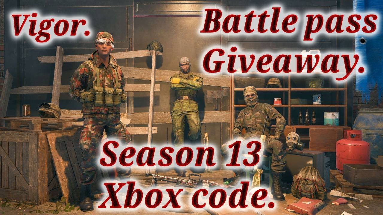 Let's get in and give some Vigor players some Battle Passes for season 13 on Xbox!.