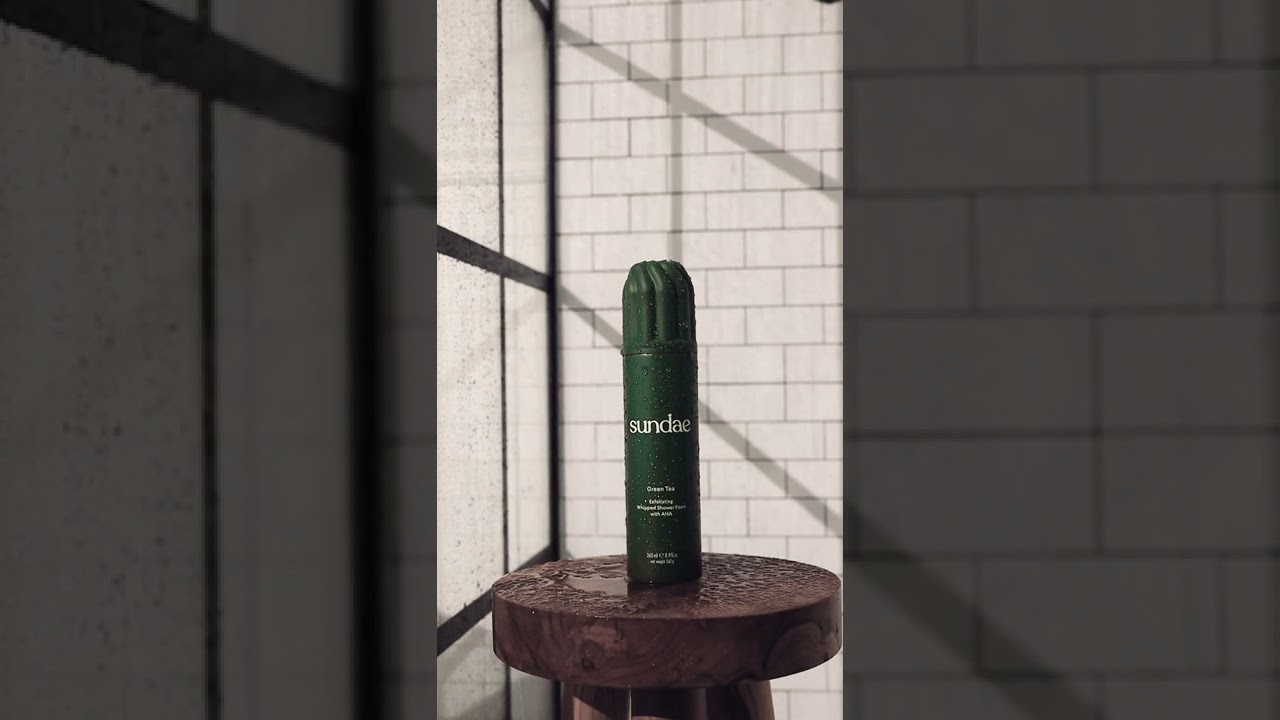 Our Green Tea whipped shower foam - perfect for your quiet time 