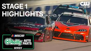 NASCAR O'Reilly Auto Parts Series at Darlington: Stage 1 Highlights | NASCAR on The CW Net Worth