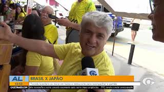 Alagoanos se reúnem para torcer pelo Brasil no jogo contra o Japão - 29/06/2026