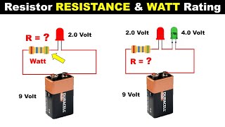 How to select Resistor Value for LED with simple calculation @TheElectricalGuy