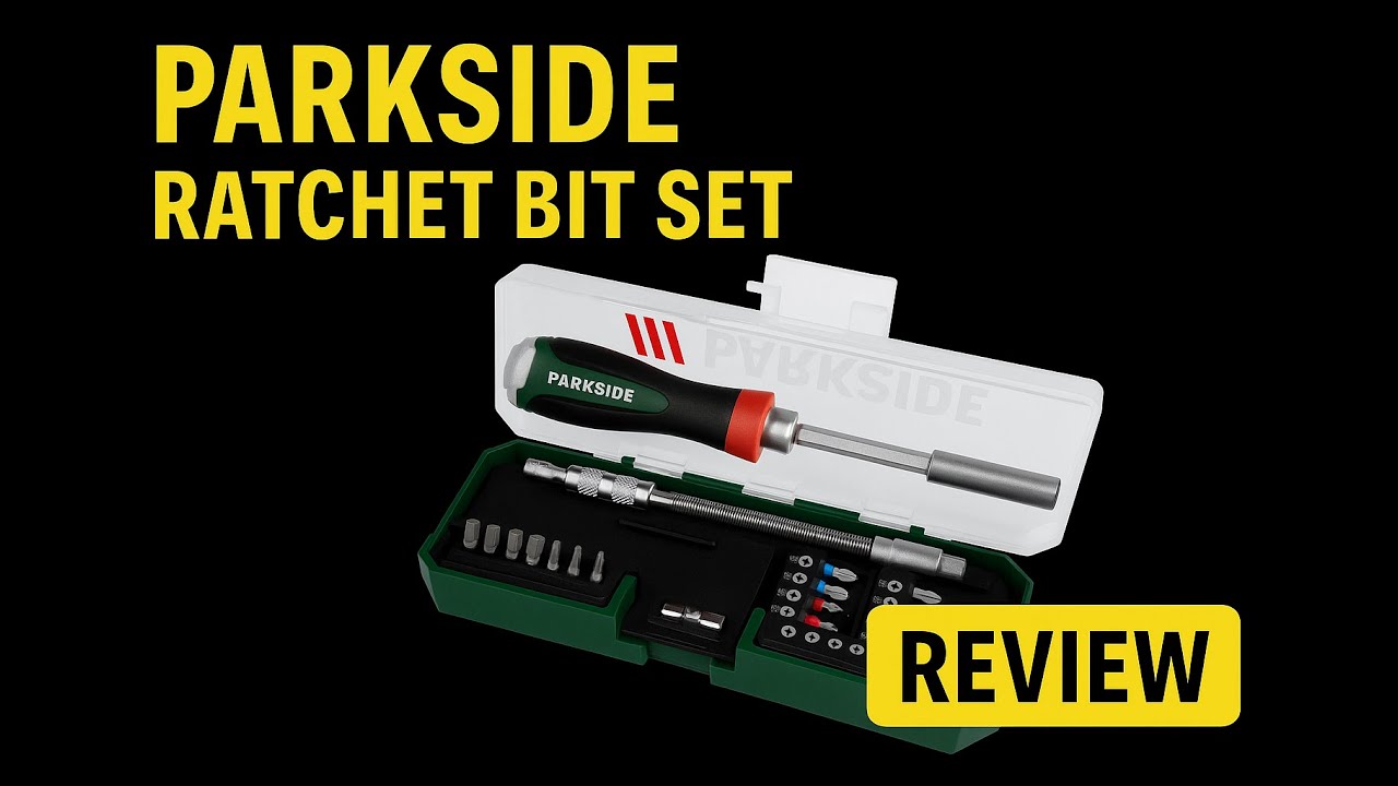 ✅PARKSIDE Ratchet Screwdriver Bit Set – The little tool that does it all! 🔧