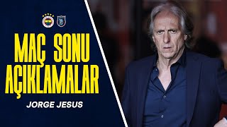 Teknik Direktörümüz Jorge Jesustan Maç Sonu Açıklamalar Ziraat Türkiye Kupası Şampiyonu Fenerbahçe