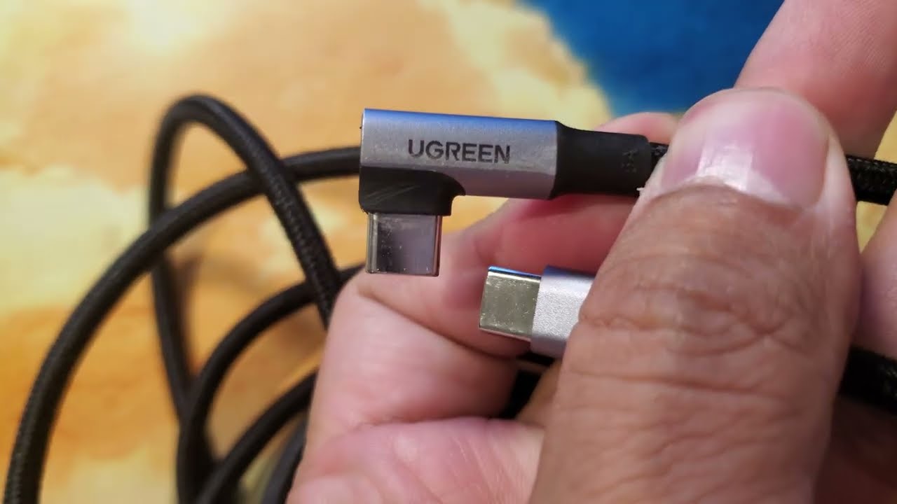 The right angle! UGREEN Right Angle USBC to USB C Cable 100W