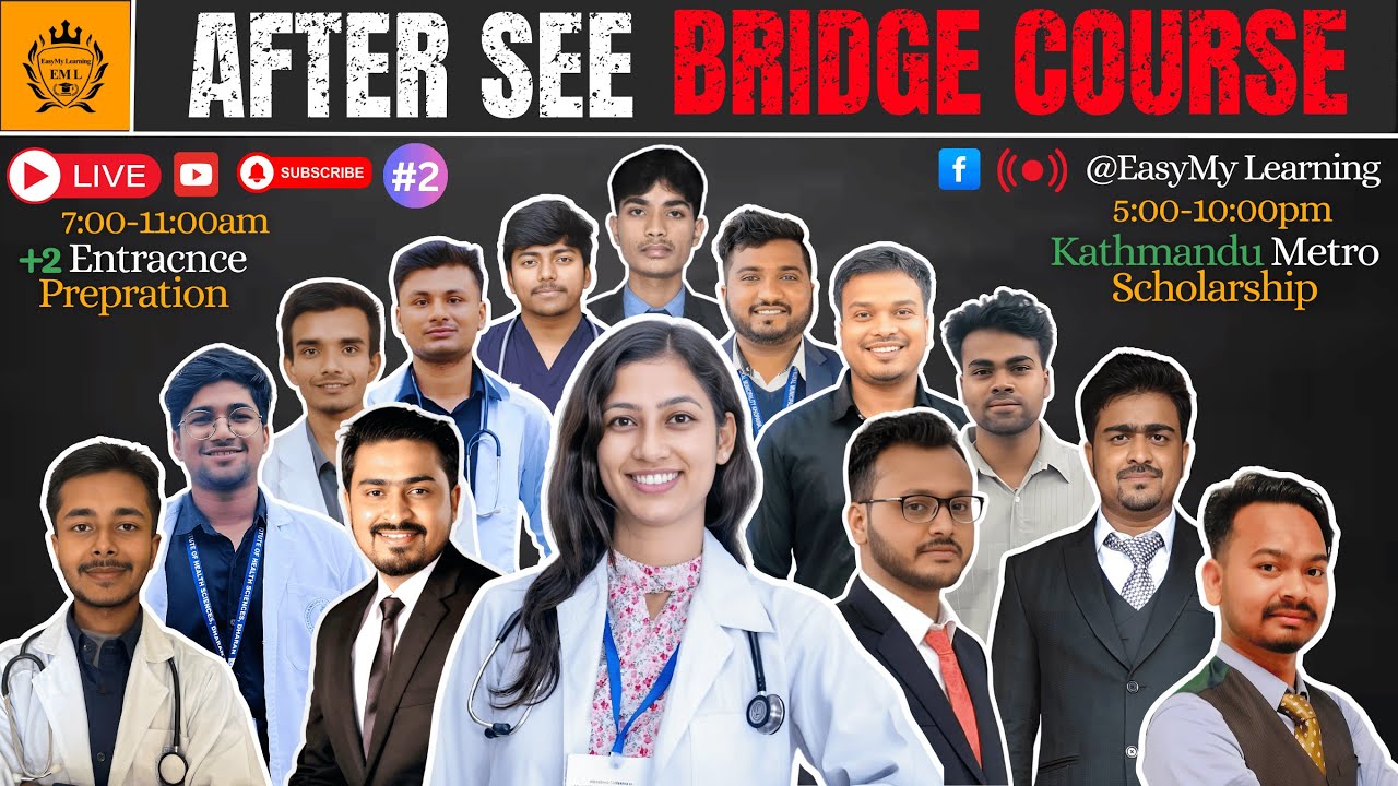 #2 | EasymyLearning Online Live Bridge Course | +2 Entrance Prepration | Kathmandu Metro Scholarship
