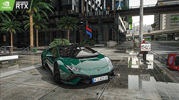 GTA 5 Unreal Engine 5 Photorealistic Graphics | RTX 4090 Gameplay with Latest Ray Tracing #61