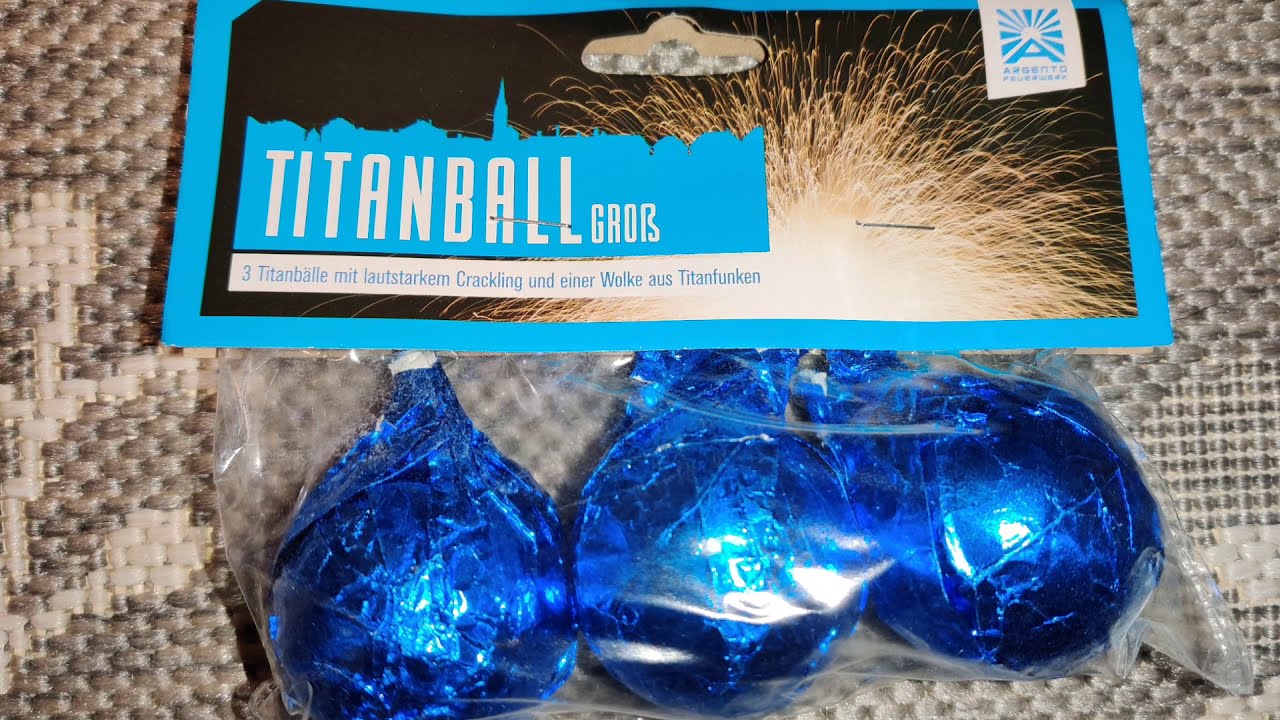 Argento Feuerwerk Titanball XXL