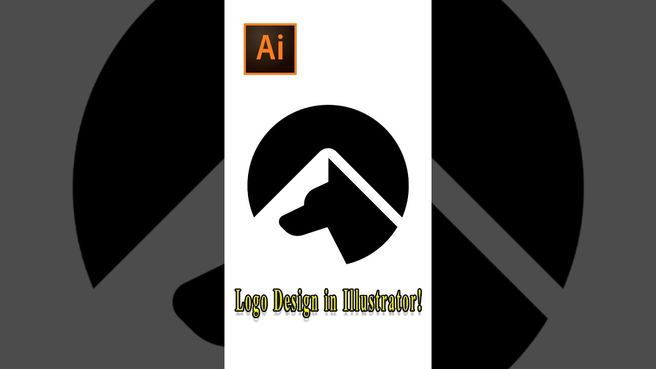 Dog Logo Design in Adobe Illustrator! | Logo Design