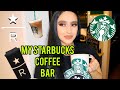 MY STARBUCKS COFFEE BAR..mi Starbucks  coffee mini bar #starbucks #coffeebar #starbuckscoffee