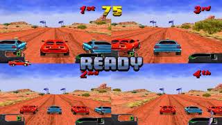 Cruisn World Red Team Vs Blue Team Racing