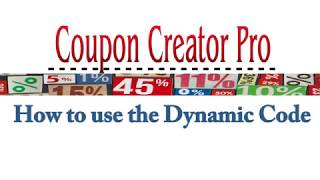 Coupon Creator Add ons Dynamic Code